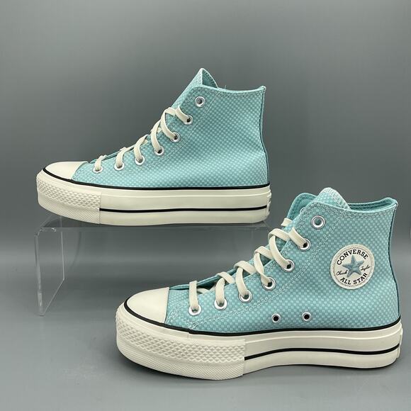 NEW Converse Women’s Chuck Taylor All Star High-top Sneakers Blue Size 6 - Picture 2 of 10